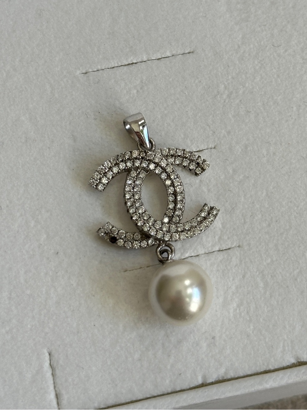 FREE in bundle Chanel style silver pendant